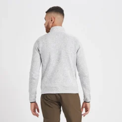 Durango Half Zip | Heather Grey -Vuori Clothing Store V519HTG 3 update