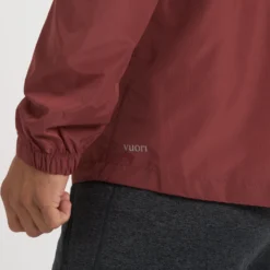 Daybreak Windbreaker | Red Clay -Vuori Clothing Store V523RCL 6 412f879d 0c2d 4e1d b8a2 db8dcfa3c311