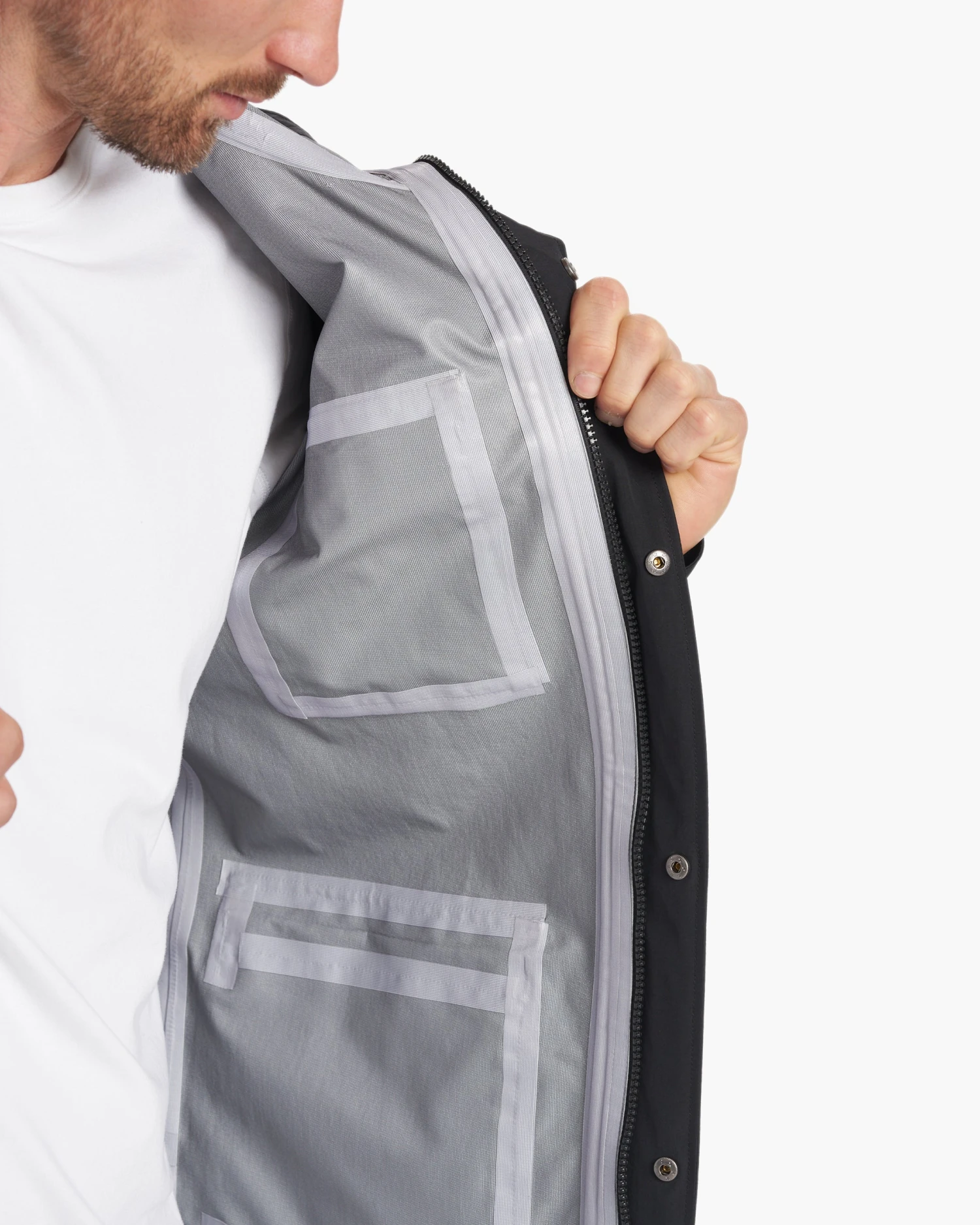 Palisades Rain Jacket | Black 6 Palisades Rain Jacket | Black - Image 6