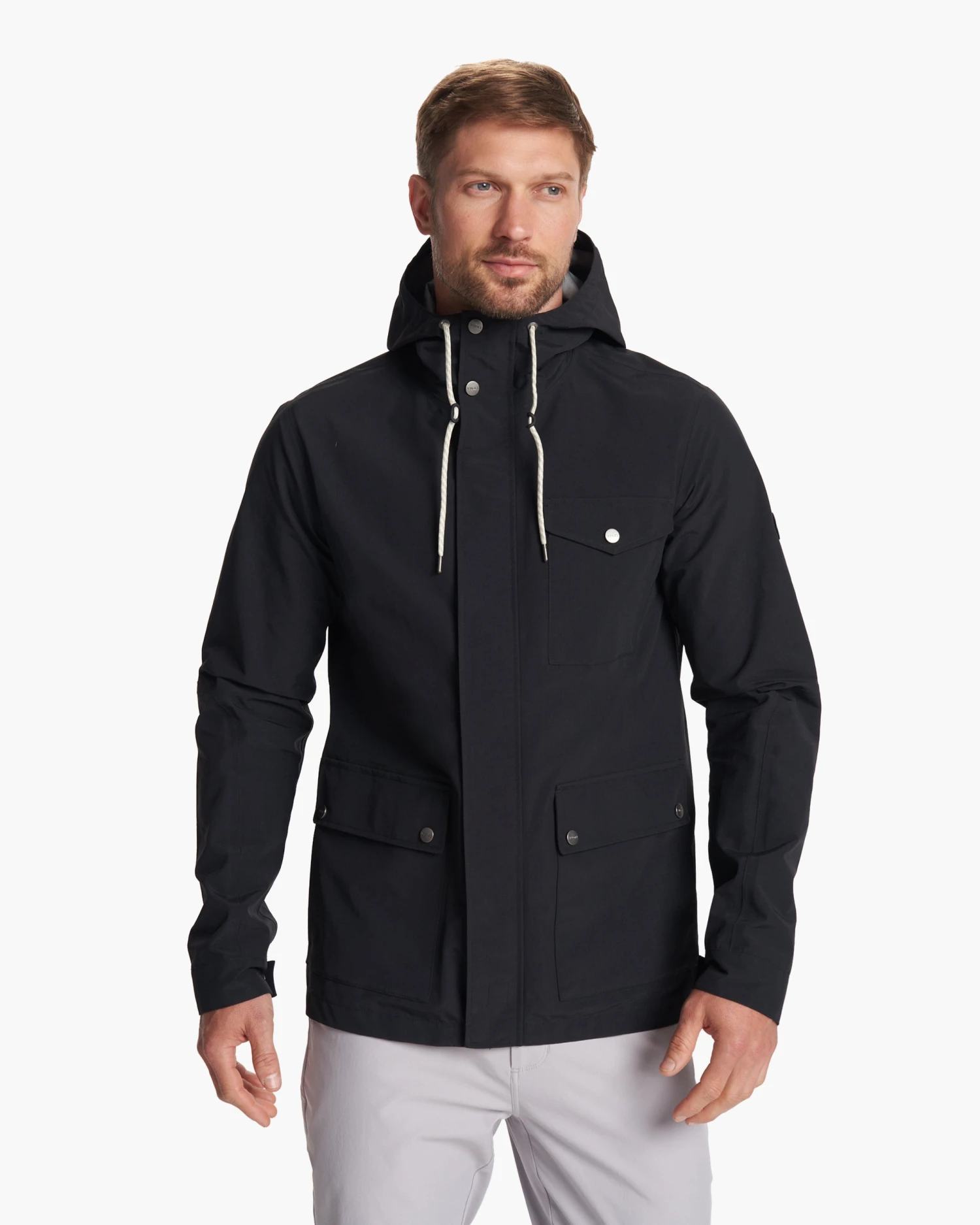 Palisades Rain Jacket | Black 2 Palisades Rain Jacket | Black - Image 2