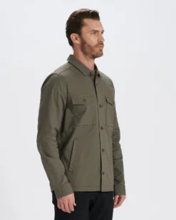 Ripstop Jacket | Oregano -Vuori Clothing Store V527ORE 2