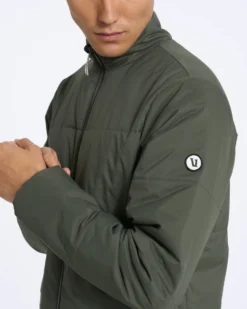 Echo Insulated Jacket | Forest -Vuori Clothing Store V535FOR 01869 crop