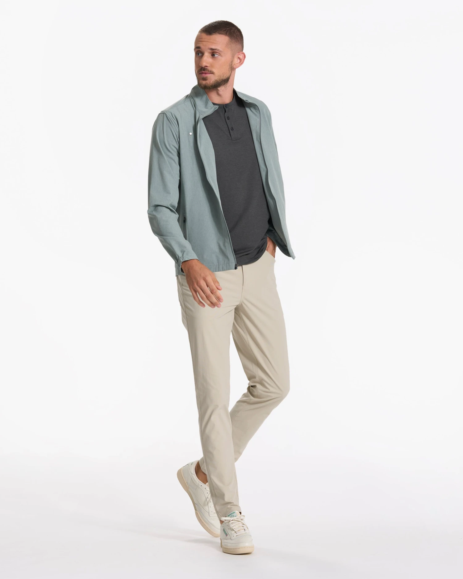 Venture Track Jacket | Stormy Linen Texture 6 Venture Track Jacket | Stormy Linen Texture - Image 6