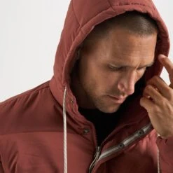 Langley Insulated Jacket | Red Clay -Vuori Clothing Store V541RCL 5 8dc84568 997c 4833 af83 7522ed19cb5b