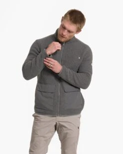 Idyllwild Sherpa Jacket | Charcoal 9 Idyllwild Sherpa Jacket | Charcoal -Vuori Clothing Store V543CCL 22FA M ECOMM JACKETS VESTS FRONT TOPS 3 v2