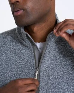 Idyllwild Sherpa Jacket | Heather Grey -Vuori Clothing Store V543HTG 01909