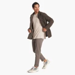 Napa Jacket | Dark Cocoa -Vuori Clothing Store V546DKC FA22 M ECOMM DETAIL 1085