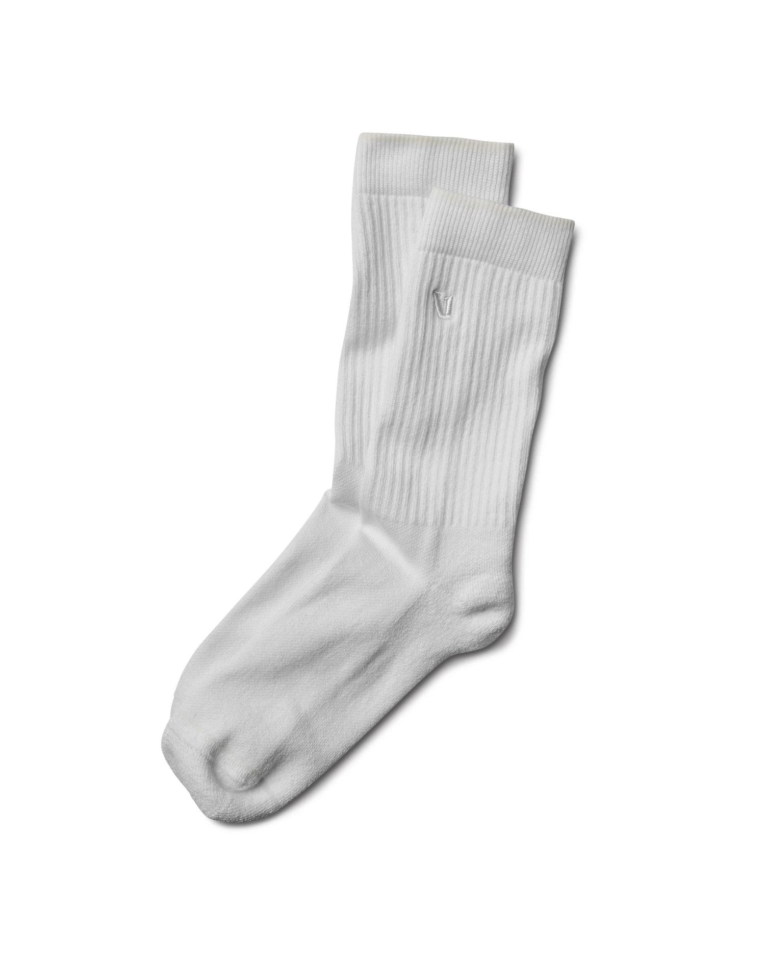 V1 Crew Sock | White 1 V1 Crew Sock | White
