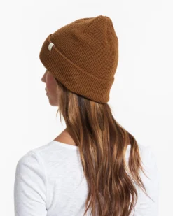 Alpine Waffle Beanie | Caramel -Vuori Clothing Store V864CAR 04223