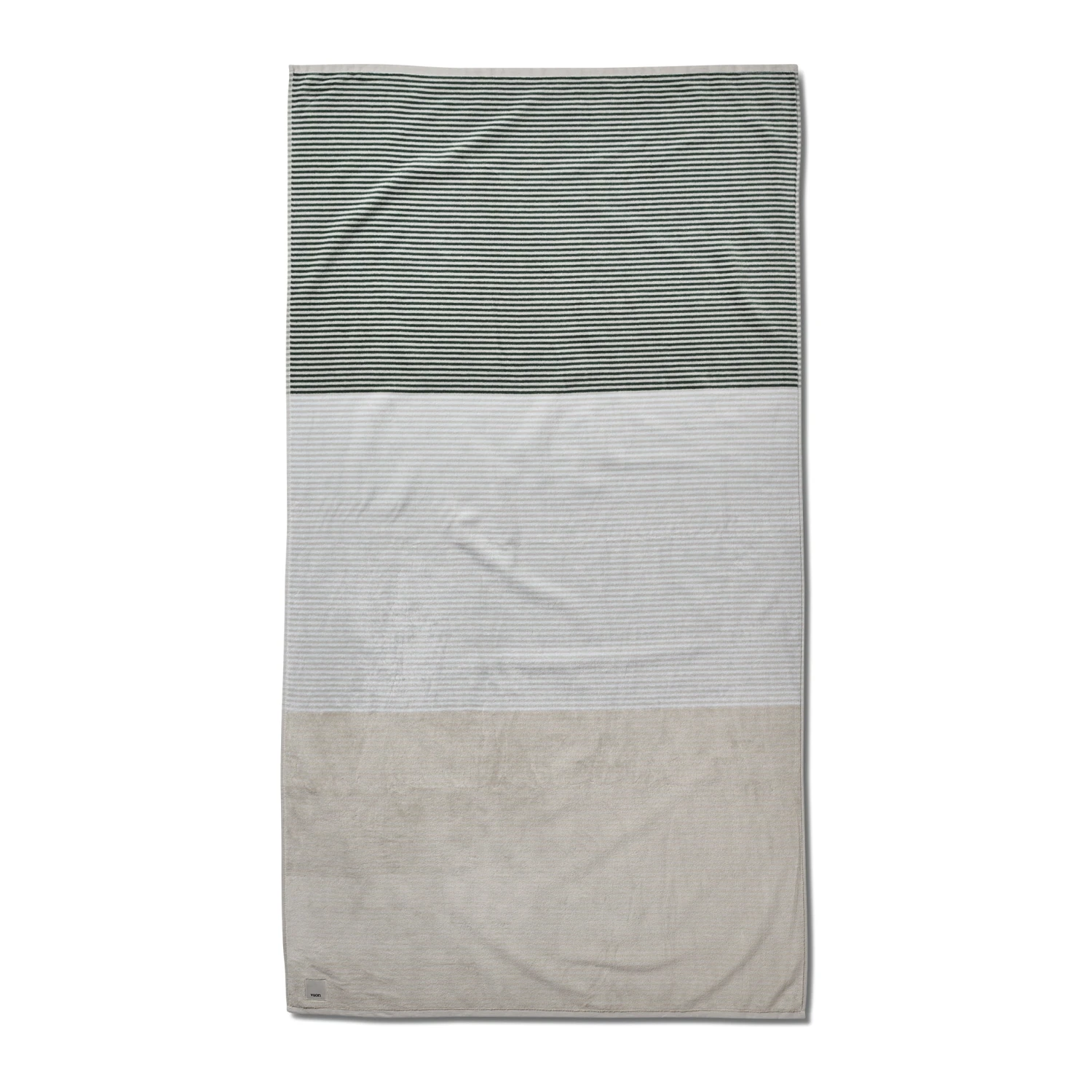 Wave Stripe Beach Towel | Oyster Wave Stripe 2 Wave Stripe Beach Towel | Oyster Wave Stripe - Image 2