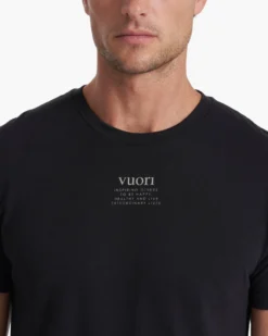 V1 Shine Tee | Black -Vuori Clothing Store V9002BLK SP23 M ECOMM PRINTABLES FULL 1455 1x1 280a8263 ea44 44aa 82c8 0916edd19c4b