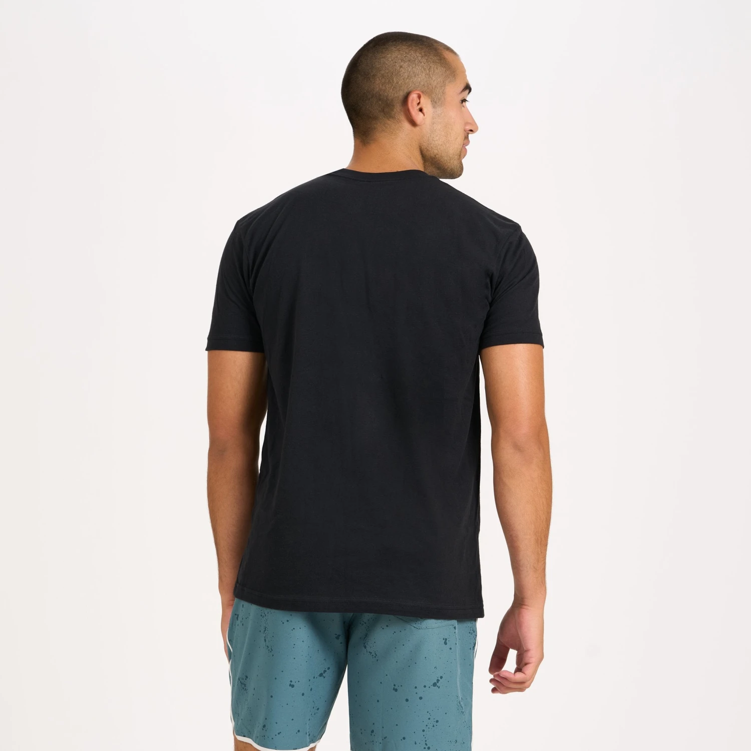 V1 Vuori Wordmark Logo Tee | Black 3 V1 Vuori Wordmark Logo Tee | Black - Image 3