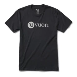 V1 Vuori Wordmark Logo Tee | Black