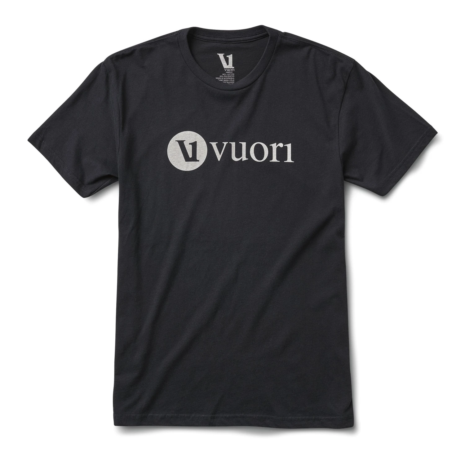 V1 Vuori Wordmark Logo Tee | Black 1 V1 Vuori Wordmark Logo Tee | Black