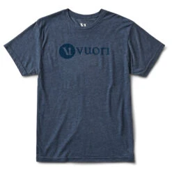 V1 Vuori Wordmark Logo Tee | Navy Heather