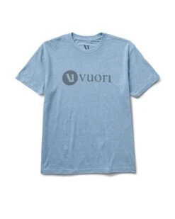 V1 Vuori Wordmark Logo Tee | Light Cloud