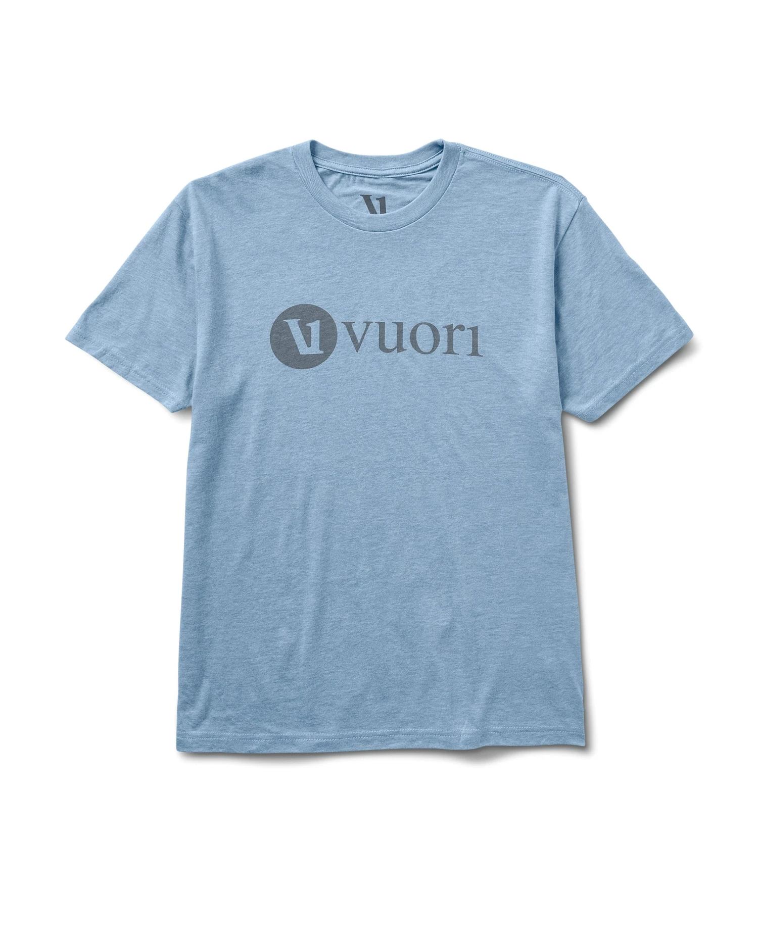 V1 Vuori Wordmark Logo Tee | Light Cloud 1 V1 Vuori Wordmark Logo Tee | Light Cloud