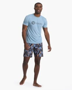 V1 Vuori Wordmark Logo Tee | Light Cloud 7 V1 Vuori Wordmark Logo Tee | Light Cloud -Vuori Clothing Store V901LCL 00732