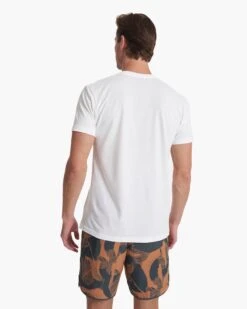 V1 Vuori Wordmark Logo Tee | White/Vintage Charcoal -Vuori Clothing Store V901WVC SP23 M ECOMM PRINTABLES 0552 1x1 09ebac35 a6df 492a 8138 cf5951a1001e