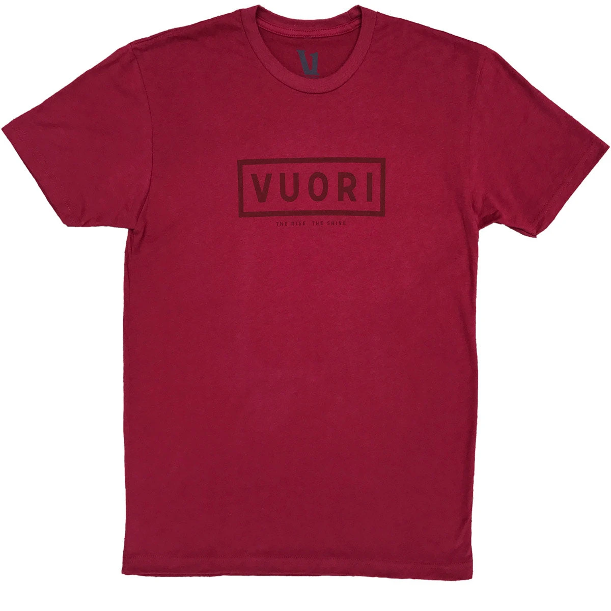 Boxed Vuori Tee | Cardinal 1 Boxed Vuori Tee | Cardinal