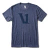 V1 Logo Tee | Navy Heather