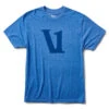 V1 Logo Tee | Royal Heather