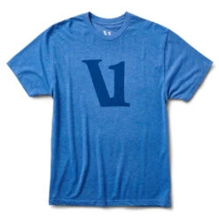 V1 Logo Tee | Royal Heather