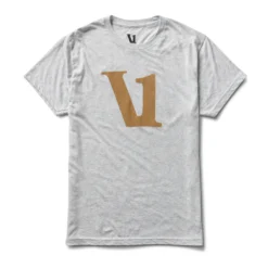 V1 Logo Tee | White Heather