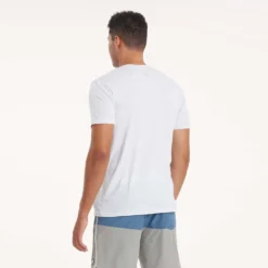 V1 Logo Tee | White Heather 8 V1 Logo Tee | White Heather -Vuori Clothing Store V925HTW 0937