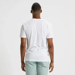 V1 Logo Tee | White -Vuori Clothing Store V925WHT 2