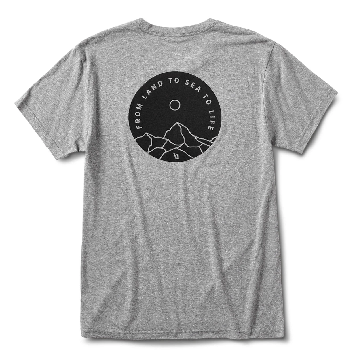 Land To Sea Tee | Heather Grey 2 Land To Sea Tee | Heather Grey - Image 2