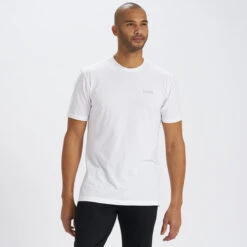 Lines Tee | White -Vuori Clothing Store V956WHT 1