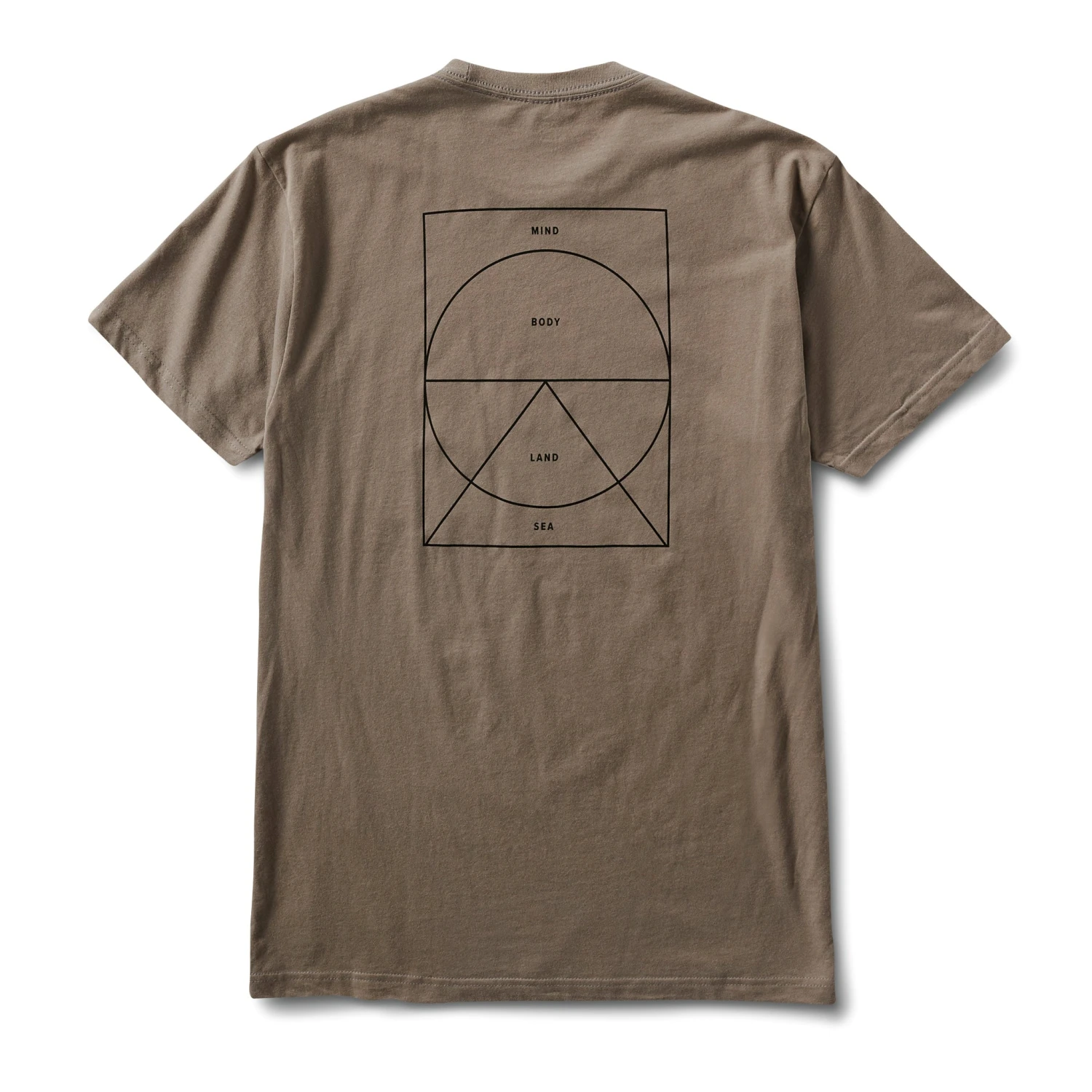 Mind Body Land Sea Tee | Cocoa 2 Mind Body Land Sea Tee | Cocoa - Image 2