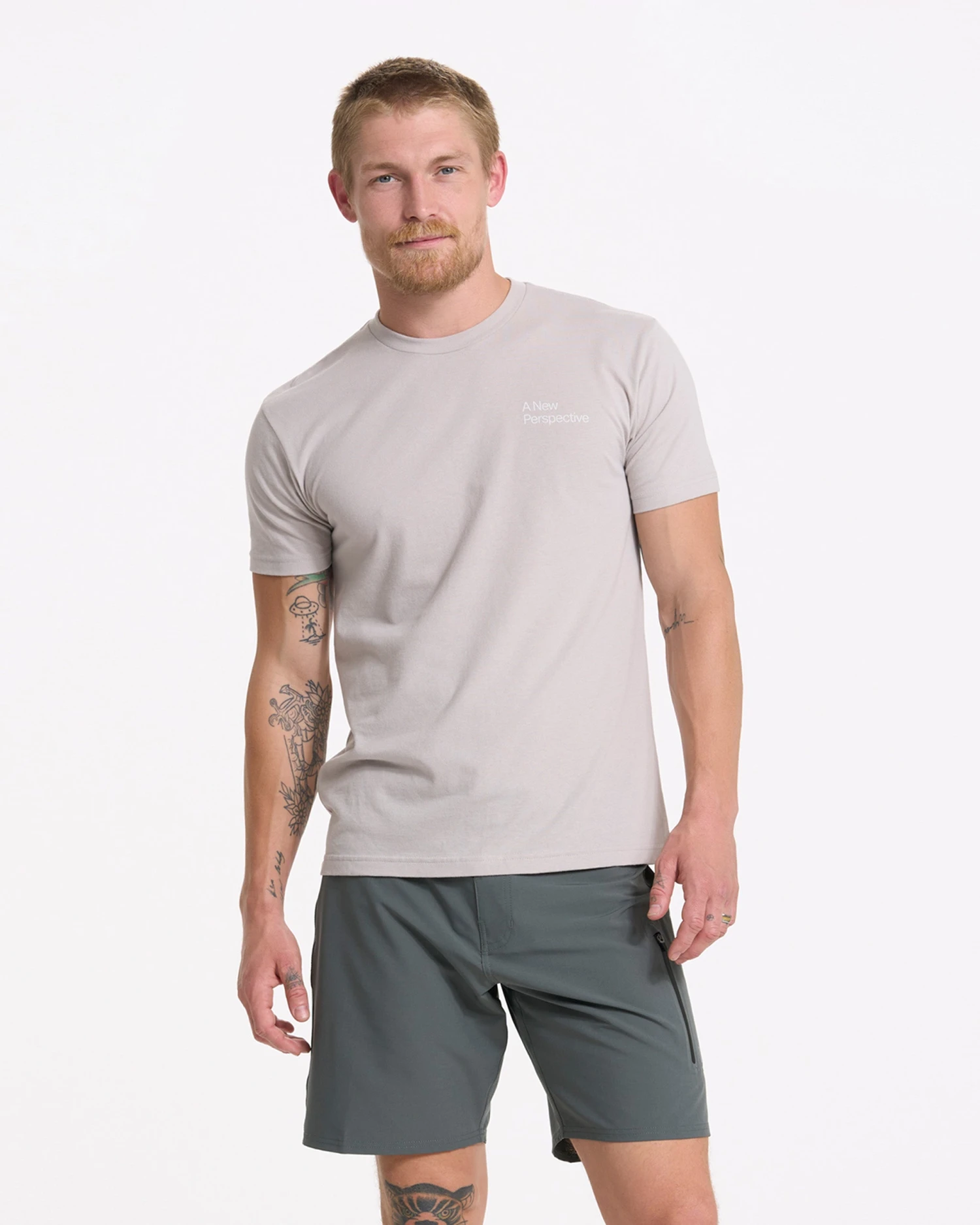 Dimension Tee | Light Grey 2 Dimension Tee | Light Grey - Image 2