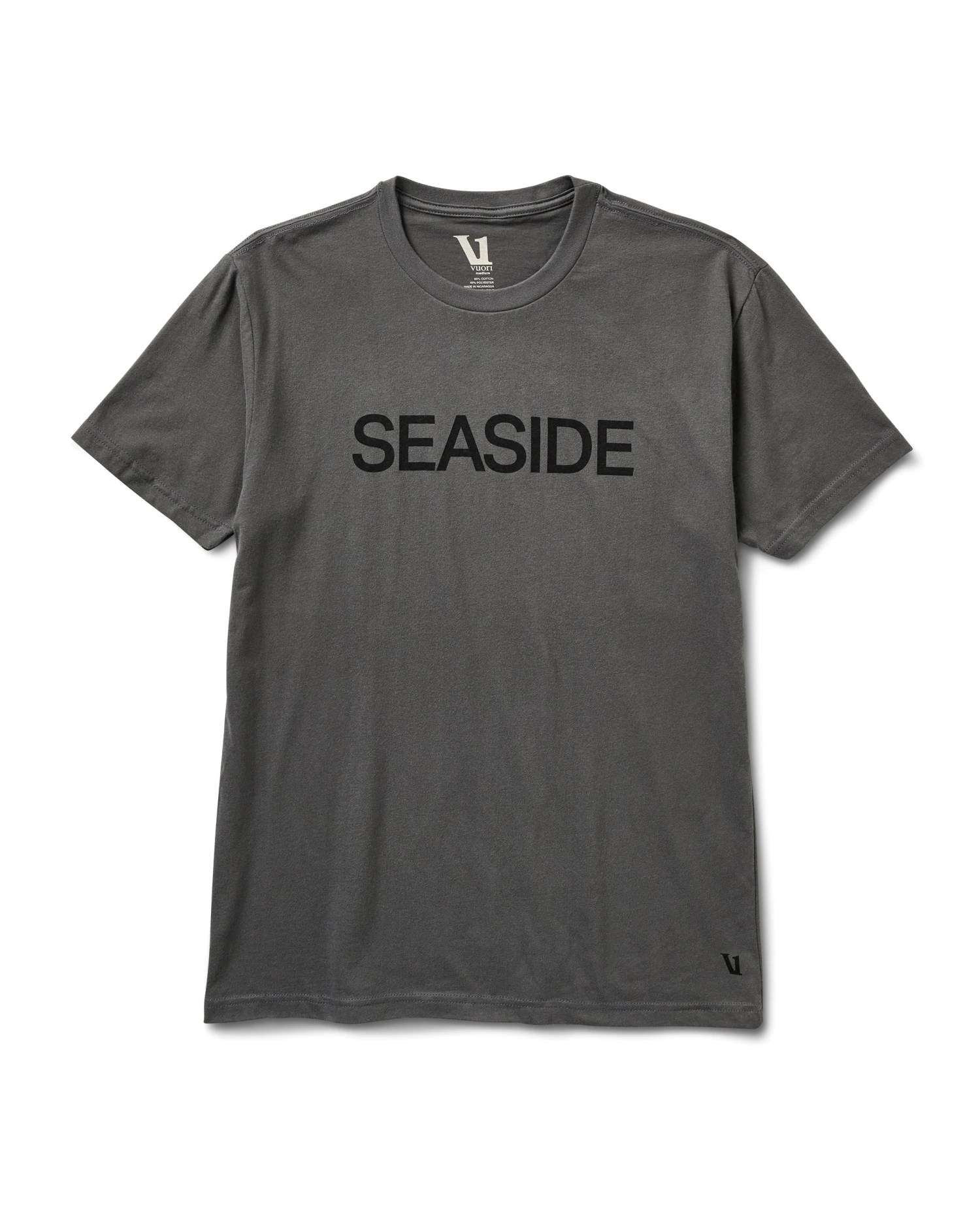 Seaside Tee | Charcoal 1 Seaside Tee | Charcoal