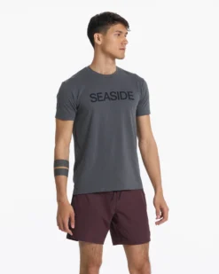 Seaside Tee | Charcoal 7 Seaside Tee | Charcoal -Vuori Clothing Store V986CCL 00883