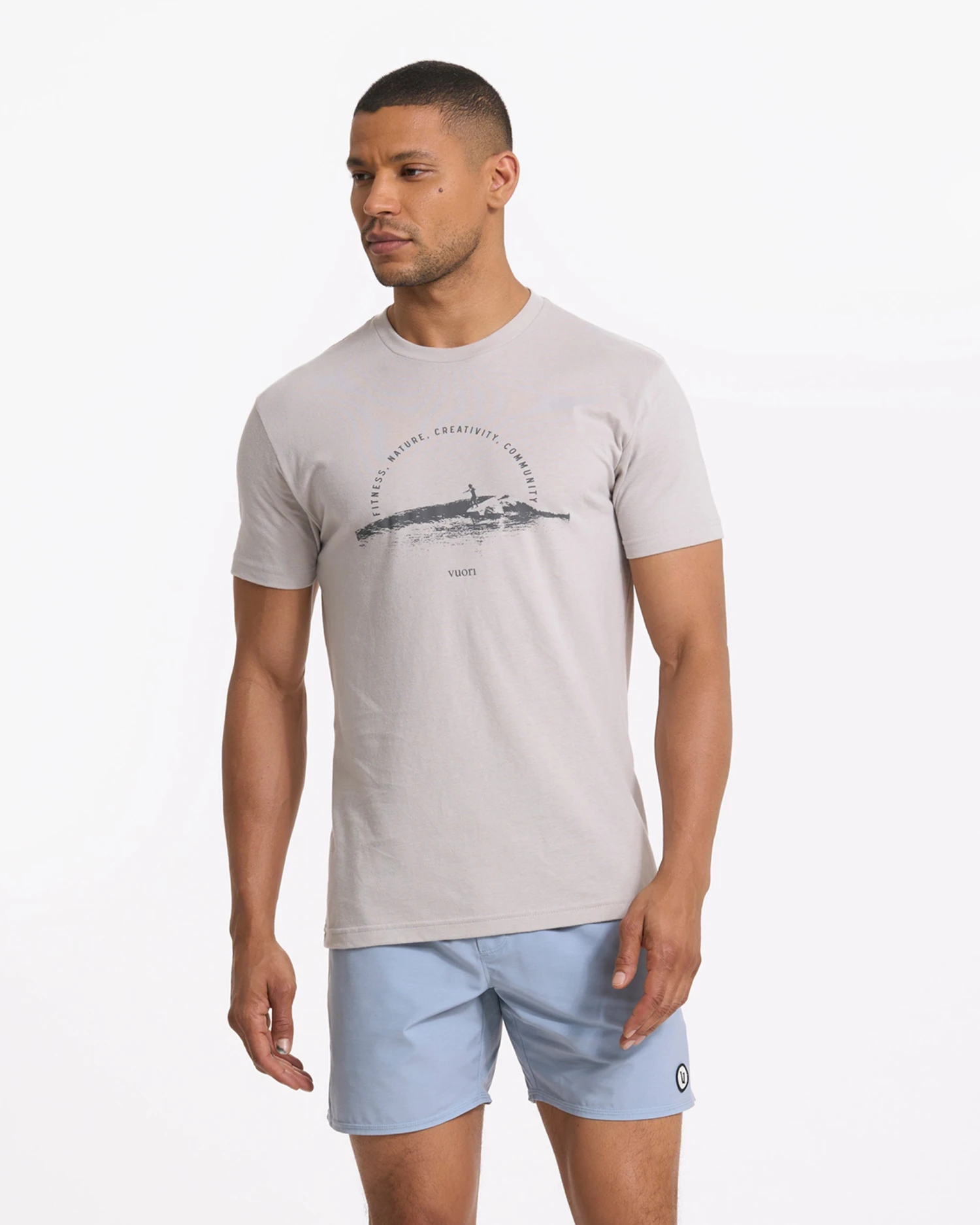 Sun Sets Tee | Light Grey 2 Sun Sets Tee | Light Grey - Image 2