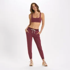 Lux Rib Daily Bra | Desert Rose Heather -Vuori Clothing Store VW1002HDR 4 1a5d28c1 e3b8 4e21 b908 addbf35e0f17