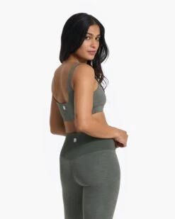 Lux Rib Daily Bra | Dusty Pine Heather -Vuori Clothing Store VW1002HDY 1863 fda812c0 3032 4932 bca3 6286b3fc4d63