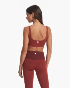 Lux Rib Daily Bra | Currant Heather 6 Lux Rib Daily Bra | Currant Heather -Vuori Clothing Store VW1002HUT 00267