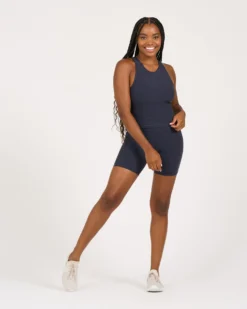 Elevation Plyo Tank | Midnight Heather 8 Elevation Plyo Tank | Midnight Heather -Vuori Clothing Store VW1004HMD 4