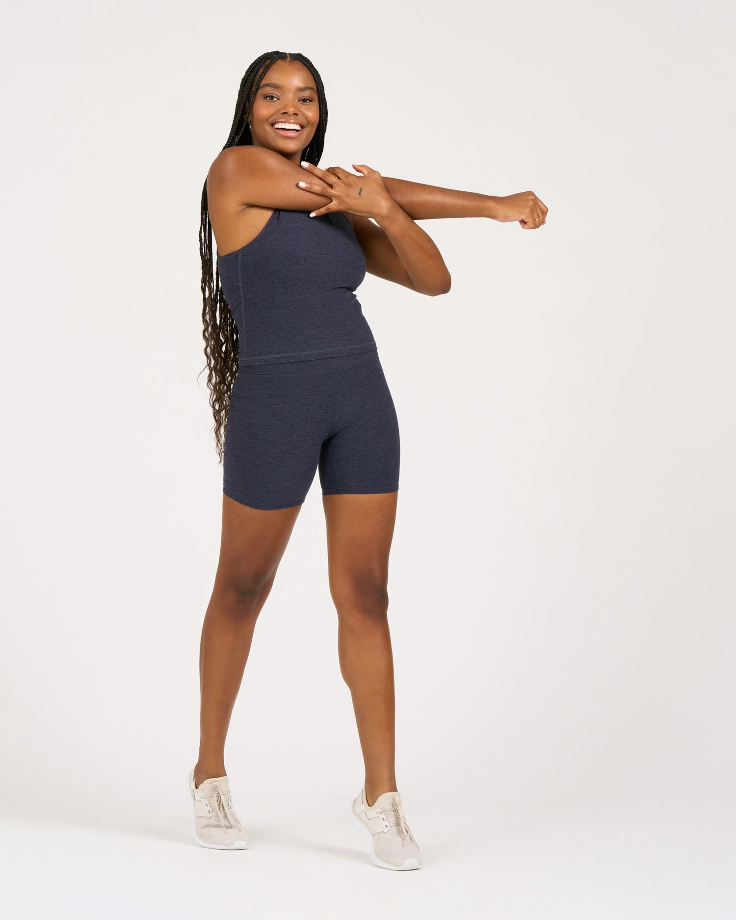 Elevation Plyo Tank | Midnight Heather 5 Elevation Plyo Tank | Midnight Heather - Image 5