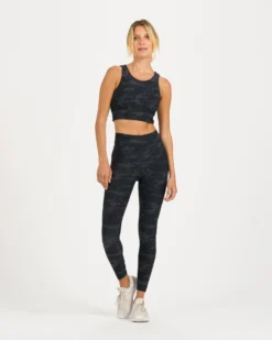 Elevation Bra | Black Camo (V2) -Vuori Clothing Store VW1006BCM 4