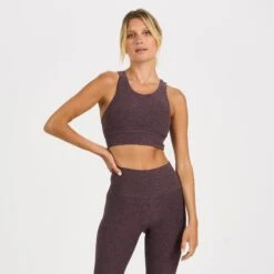 Elevation Bra | Smoked Plum Heather -Vuori Clothing Store VW1006SPH 1 4efca2ff b154 4dab ab7e 84b69a428de3