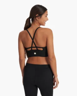 Long Line Elevation Bra | Black Heather