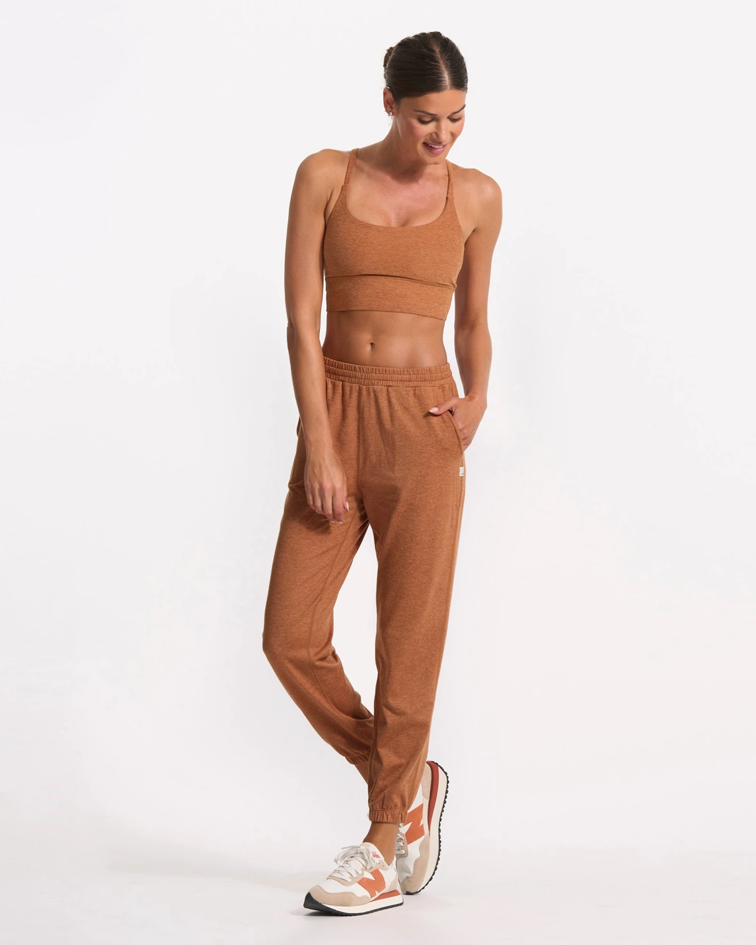 Long Line Elevation Bra | Palo Santo Heather 4 Long Line Elevation Bra | Palo Santo Heather - Image 4