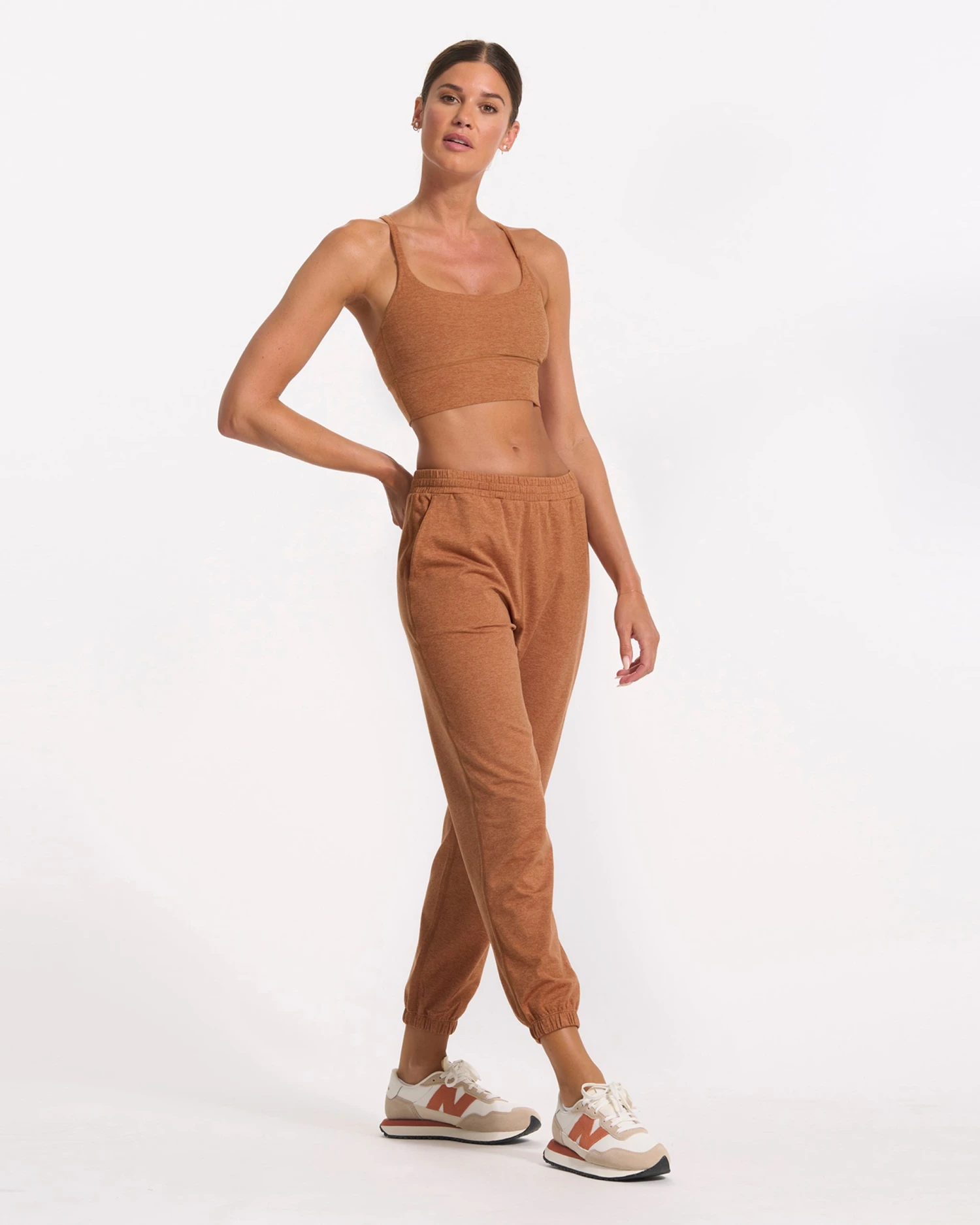 Long Line Elevation Bra | Palo Santo Heather 5 Long Line Elevation Bra | Palo Santo Heather - Image 5