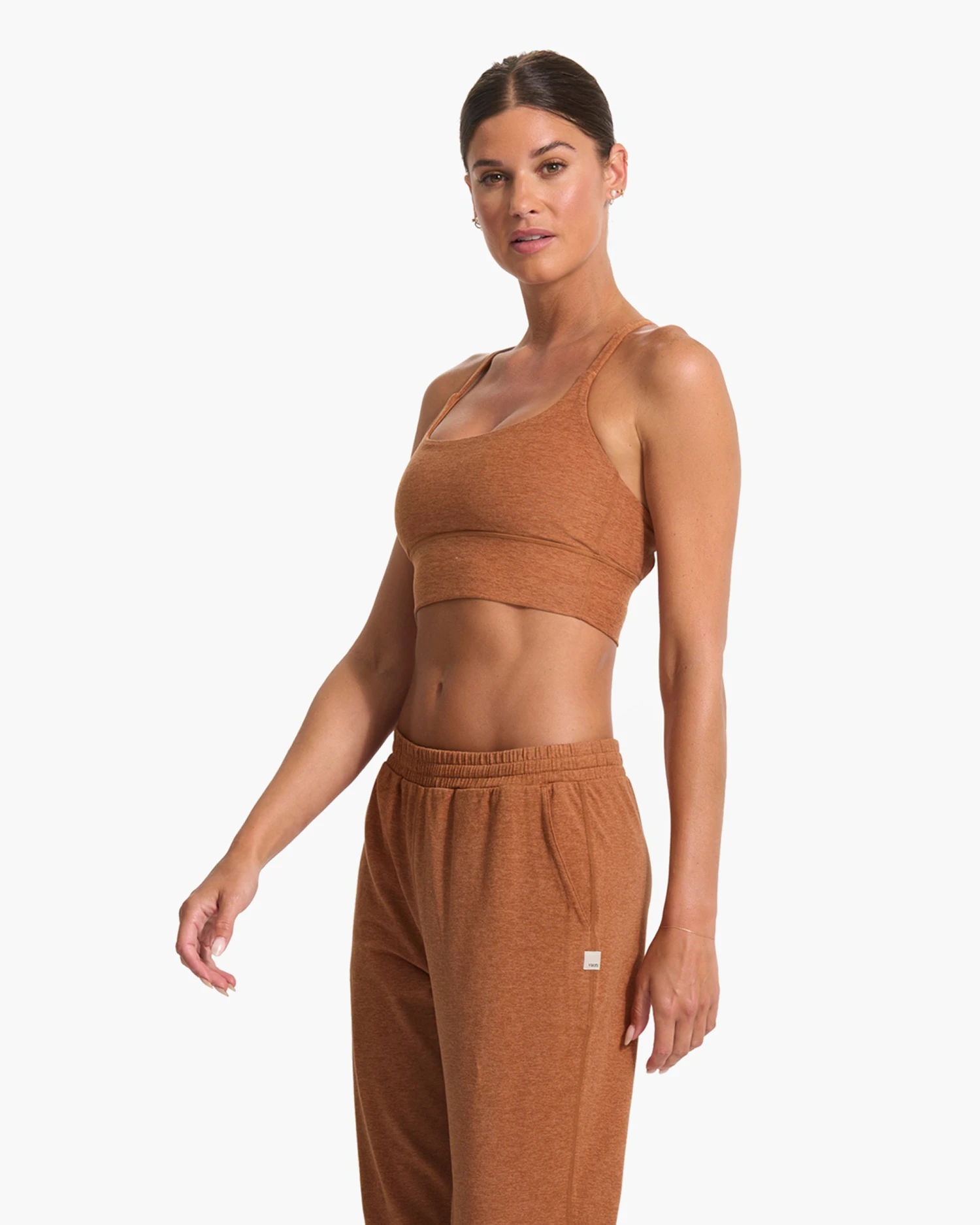 Long Line Elevation Bra | Palo Santo Heather 2 Long Line Elevation Bra | Palo Santo Heather - Image 2