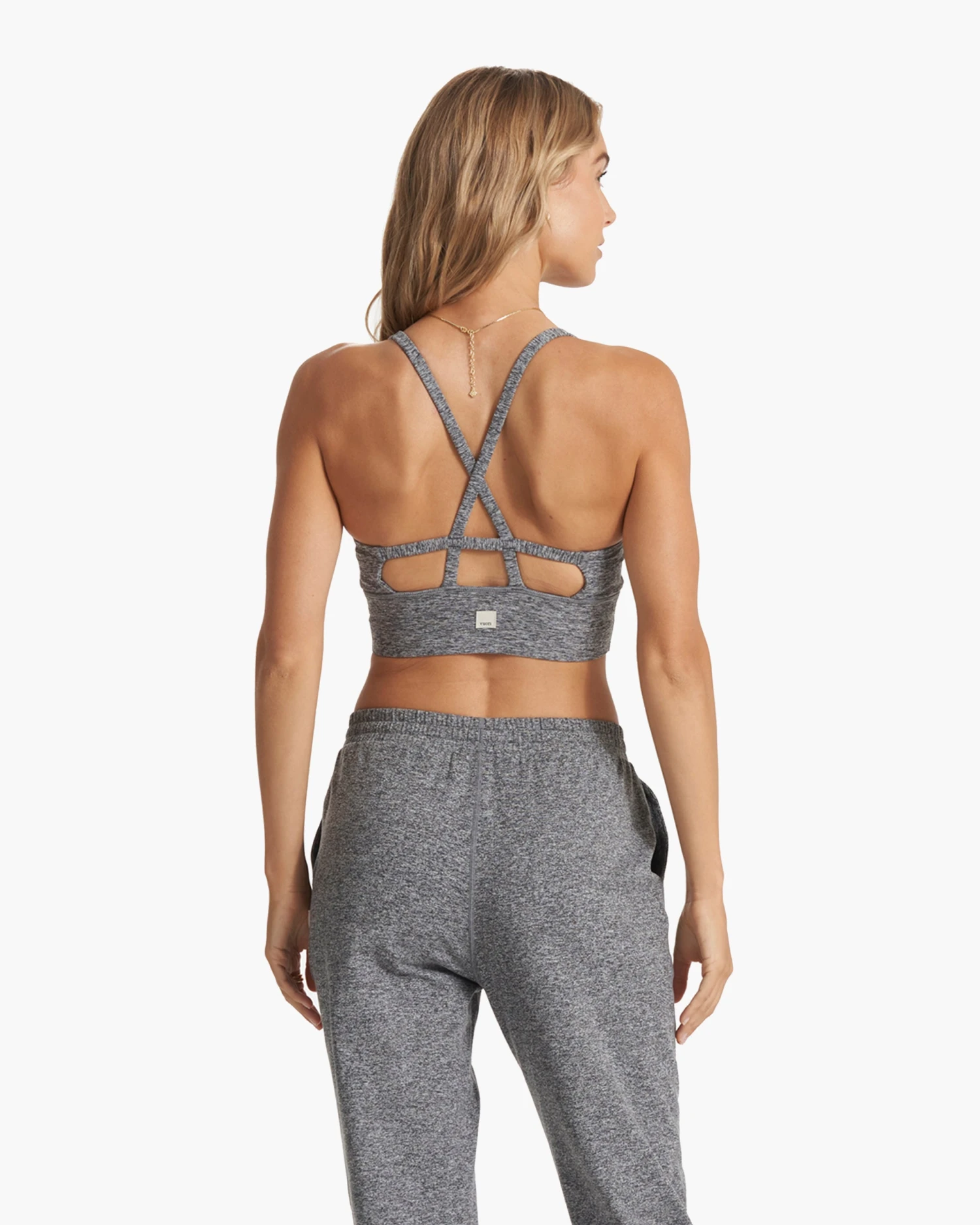 Long Line Elevation Bra | Heather Grey 3 Long Line Elevation Bra | Heather Grey - Image 3