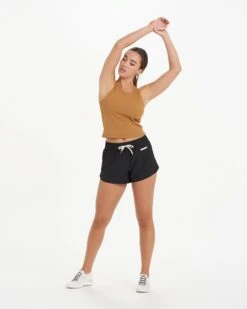 Pose Plyo Tank | Dark Golden Heather -Vuori Clothing Store VW1009DGH 0095